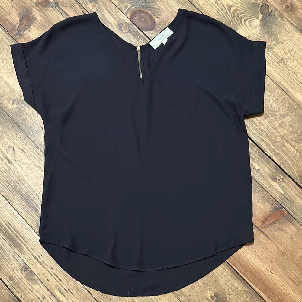 Hippie Rose Black Blouse Chic and Versatile Top